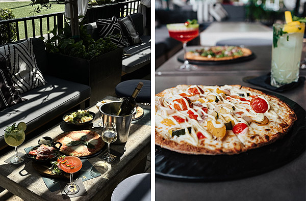 Seafood Platter and Woodfired Pizza Outdoor Seating | Mangoni